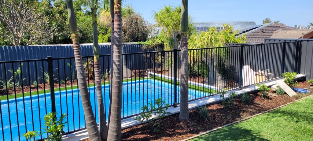 Black Tubular Fencing
