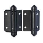 Glass To Glass Self Closing Stainless Steel Spring Hinges black