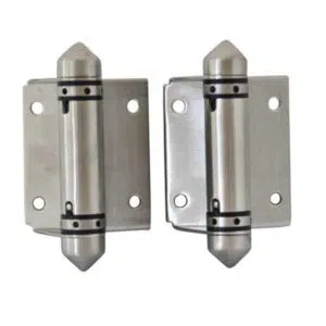 Glass To Glass Self Closing Stainless Steel Spring Hinges satin