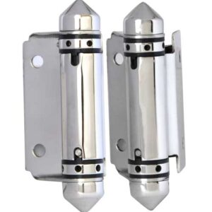 wall / post to glass self closing stainless steel spring hinges mirror