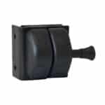 Wall / Post To Glass Stainless Steel Mag Bolt Latch black