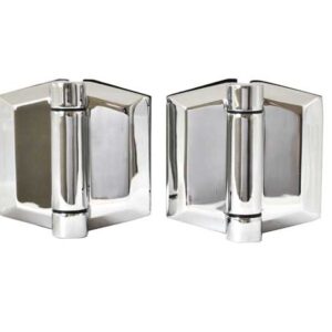 polaris glass to glass soft close stainless steel hinges – 155 series mirror