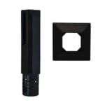 stainless steel square base mount core drill spigot black
