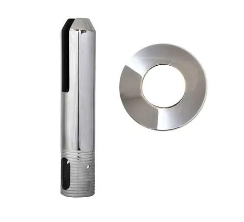 stainless steel round base mount core drill spigot mirror