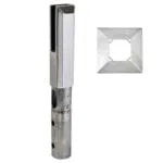 stainless steel square base mount core drill spigot – extra length
