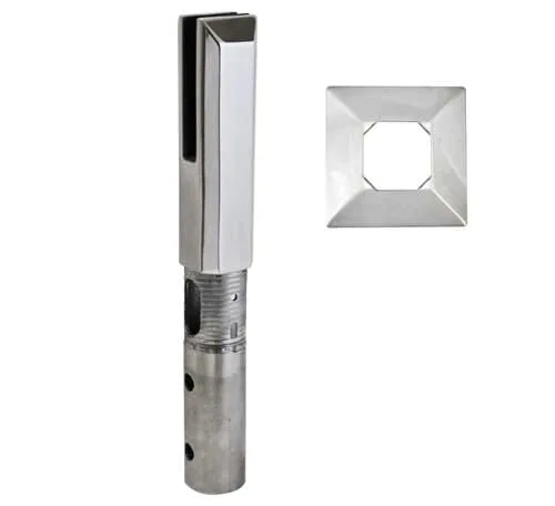 stainless steel square base mount core drill spigot – extra length