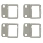 POOL FENCE BRACKETS shale grey