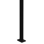 1280 plated post black