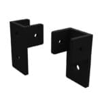 Large Rail bracket black