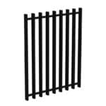 Gate 975 wide x 1200 high Black