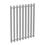 Gate 975 wide x 1200 high White