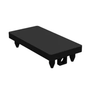 cap black aluminium
